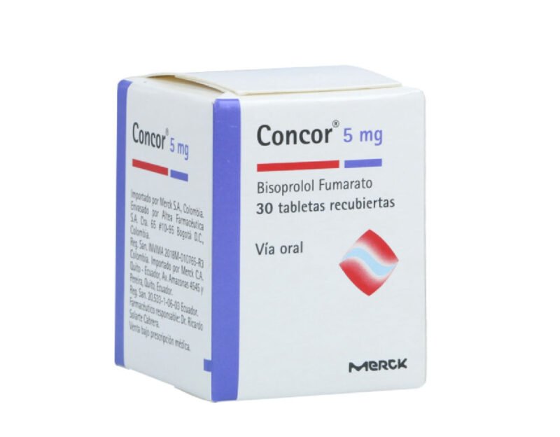 CONCOR 5 MG CAJA X 30 TABLETAS (MERCK)