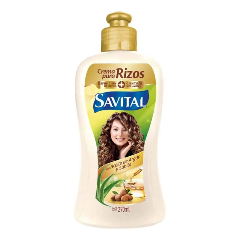 SAVITAL ACEITE ARGAN SABILA CREMA PEINAR FRASCO X 270 ML (UNILEVER)