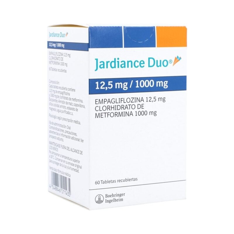 JARDIANCE DUO 12.5/1000 MG CAJA X 60 TABLETAS (BOEHRINGER)