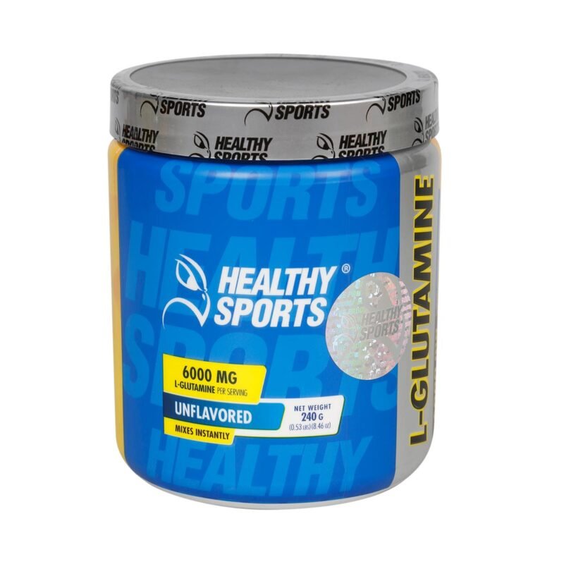 L GLUTAMINE 6000 MG POLVO FRASCO X 240 GR (HEALTHY AMERICA)