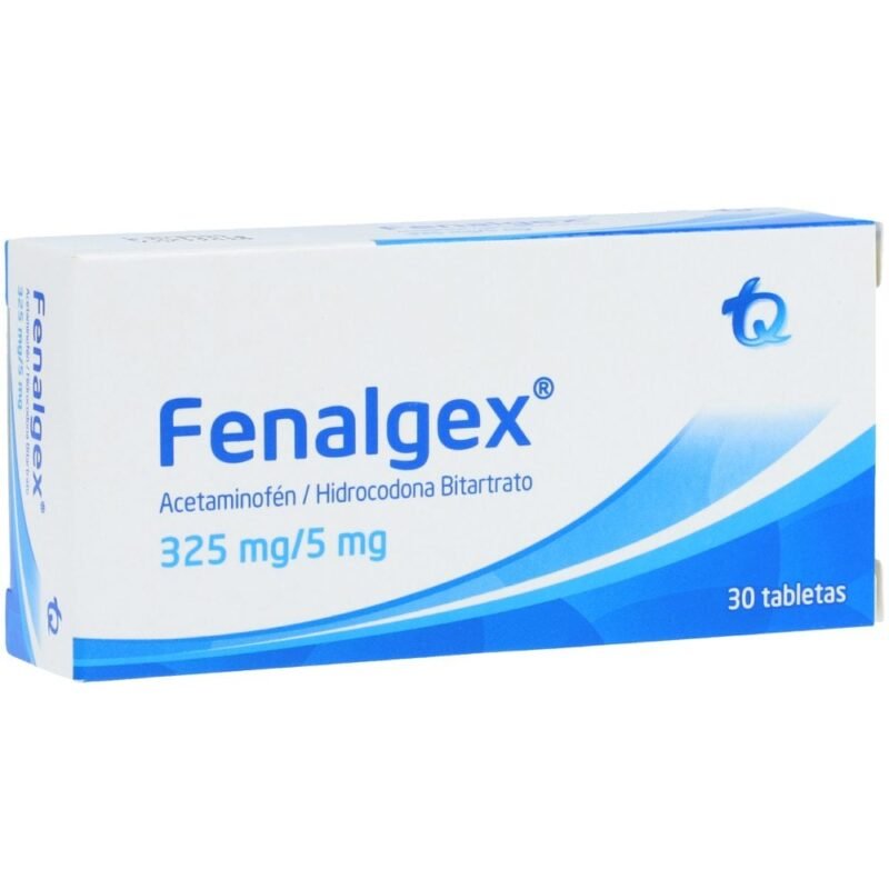 FENALGEX 325/5 MG CAJA X 30 TABLETAS (TECNOQUIMICAS)