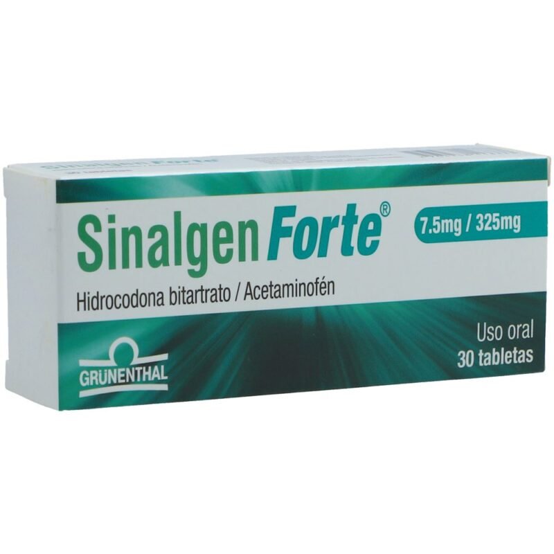 SINALGEN FORTE 7.5/325 MG CAJA X 30 TABLETAS (GRUNENTHAL)
