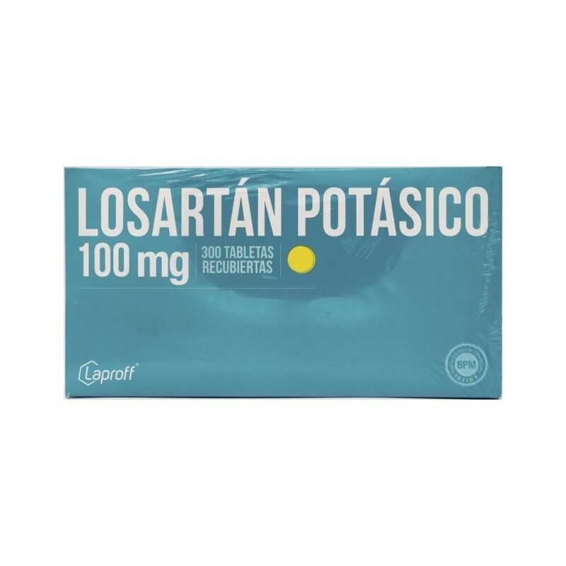 LOSARTAN 100 MG (LAPROFF) X 300 TABLETAS