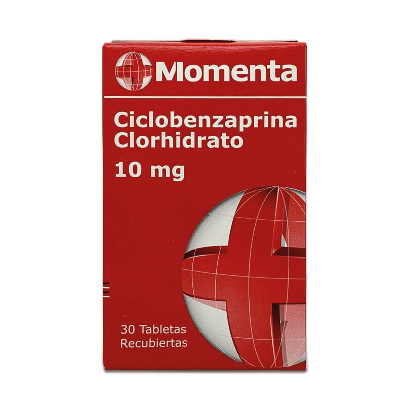 CICLOBENZAPRINA 10 MG CAJA X 30 TABLETAS (EUROFARMA MOMENTA)