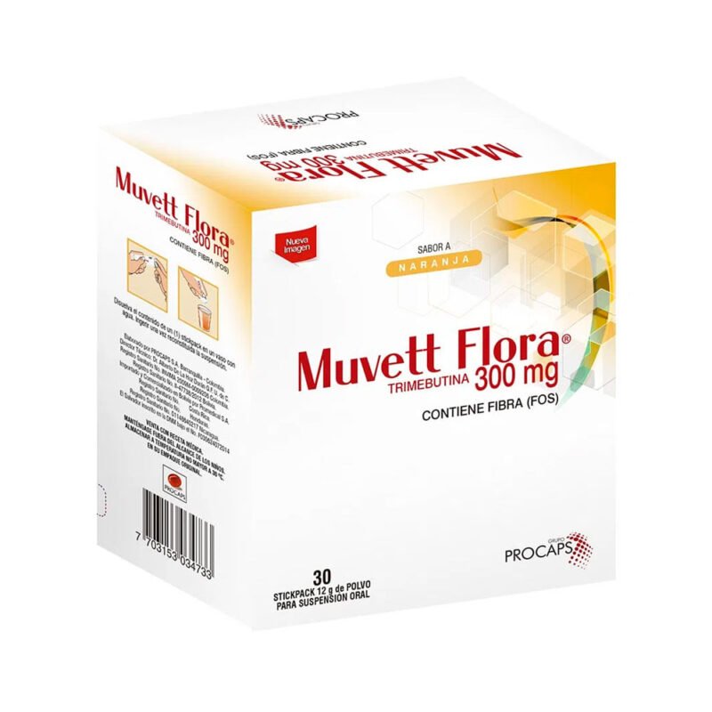 MUVETT FLORA 300 MG CAJA X 30 SOBRES (PROCAPS) X 30 SOBRES