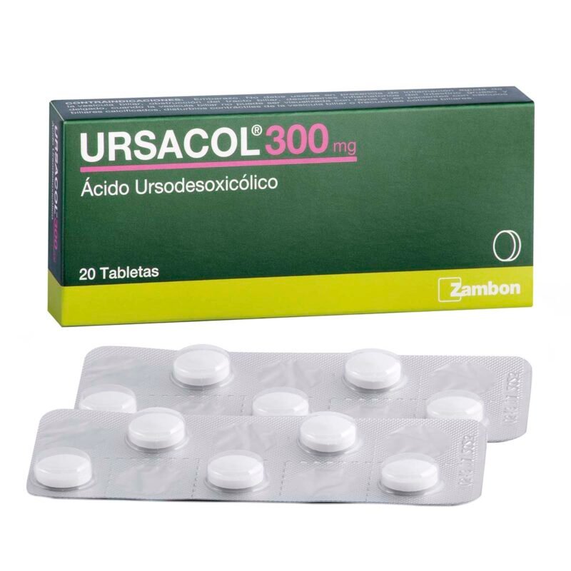 URSACOL 300 MG CAJA X 20 TABLETAS (ZAMBON)