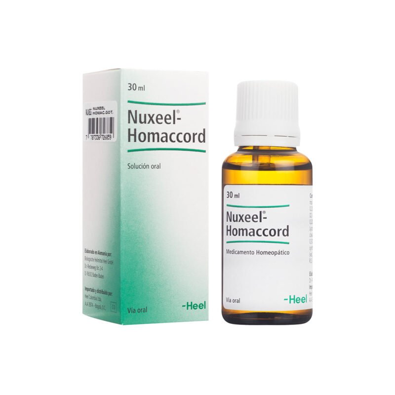 NUXEEL HOMACCORD SOL ORAL FRASCO  X 30 ML (HEEL)