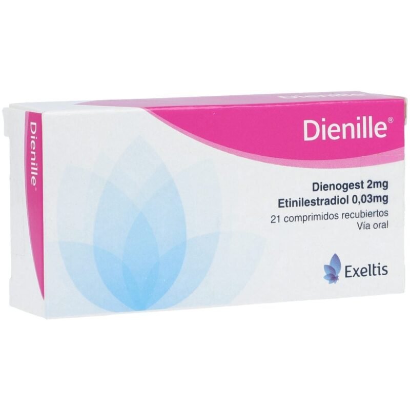 DIENILLE 2/0.03 MG CAJA  3 BLISTER X 21 TABLETAS (EXELTIS)