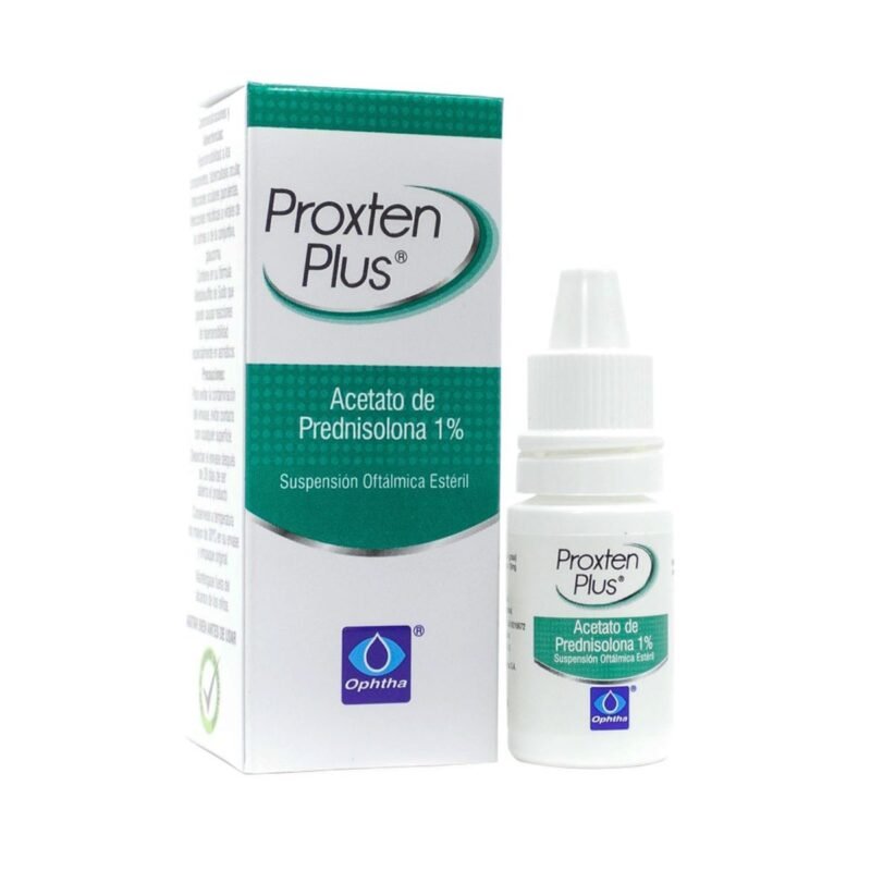 PROXTEN PLUS 1% PREDNISOLONA SUSPENSION OFTALMICA FRASCO X 5 ML (OPHTHA)