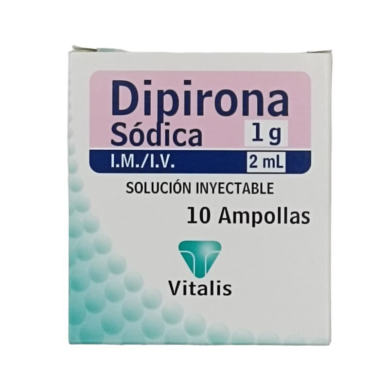 DIPIRONA 1GR CAJA X 1 AMPOLLA 2ML (VITALIS)