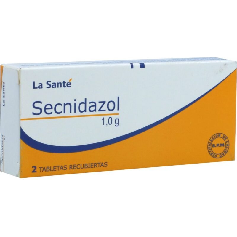 SECNIDAZOL 1 GR  CAJA X 2 TABLETAS (LASANTE)