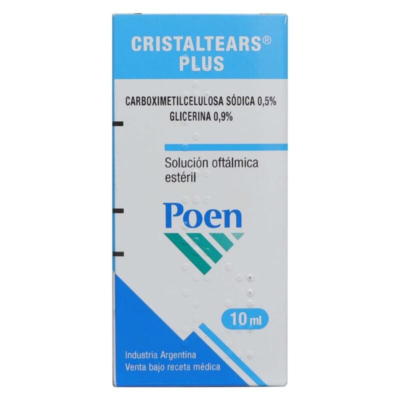 CRISTALTEARS PLUS 0.5% SOLUCION OFTALMICA FRASCO X 10 ML (MEGALABS)