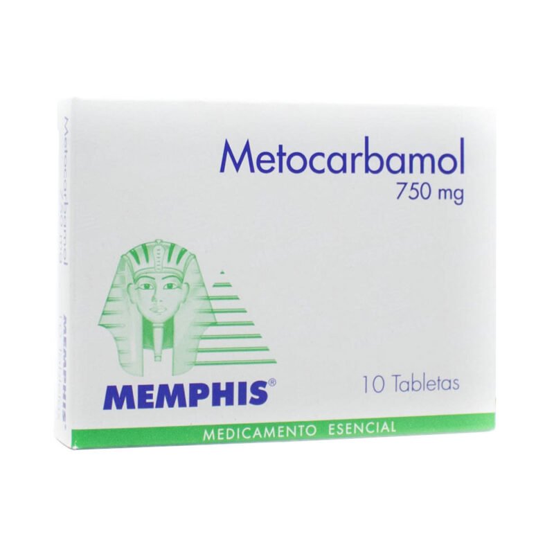 METOCARBAMOL 750 MG X 10 TABLETAS MEMPHIS