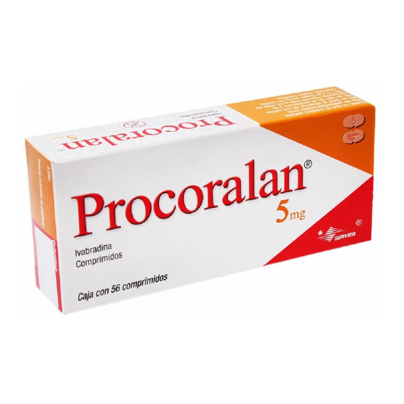 PROCORALAN 5 MG IVABRADINA FRASCO X 56 TABLETAS (SERVIER)