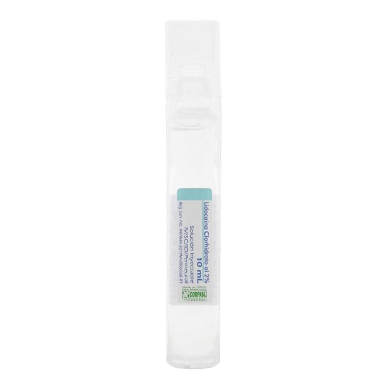 LIDOCAINA CLORHIDRATO 2% X 10 ML CORPAUL