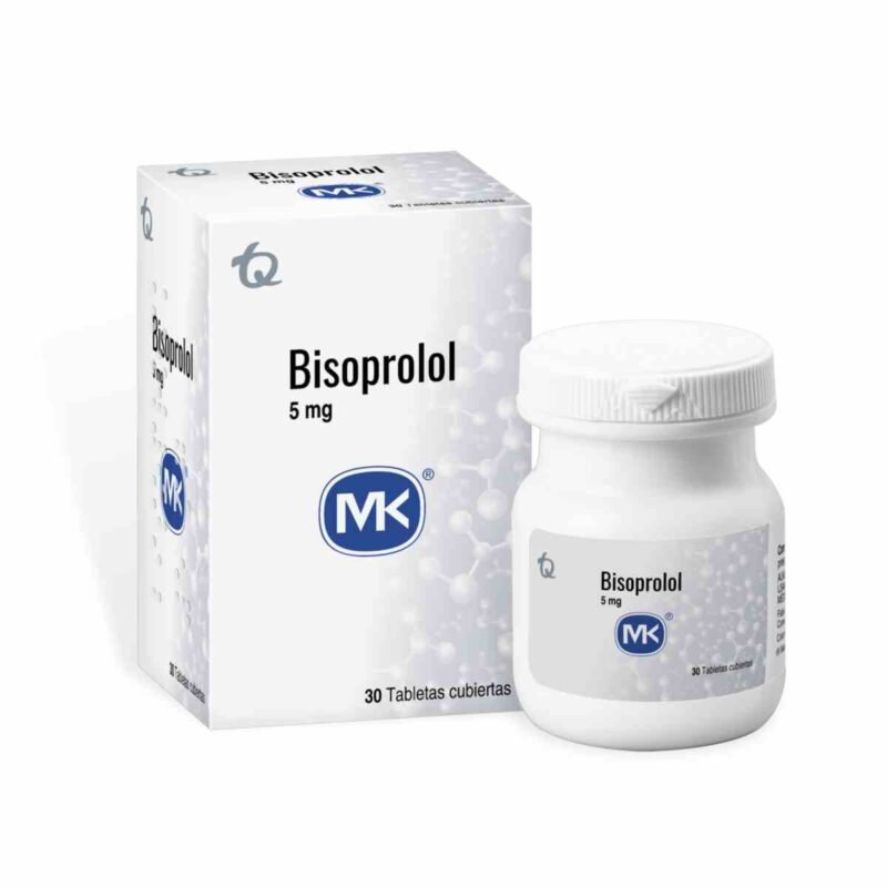 BISOPROLOL 5 MG CAJA X 30 TABLETAS (MK)