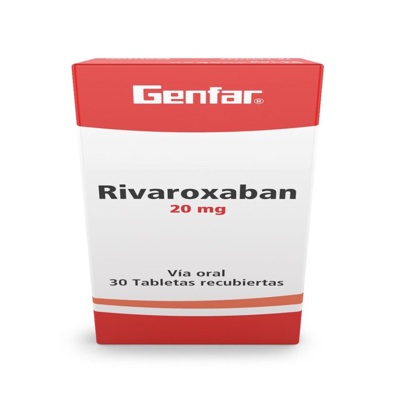 RIVAROXABAN 20 MG X 30 TABLETAS GENFAR