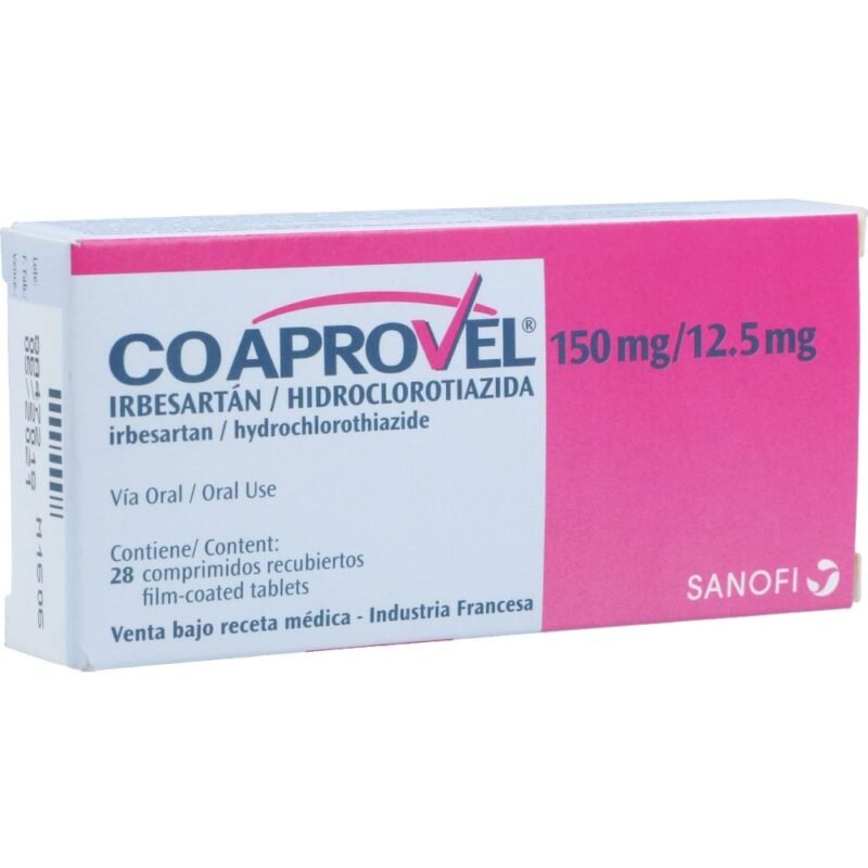COAPROVEL 150/12.5 MG CAJA X 28 TABLETAS (SANOFI)