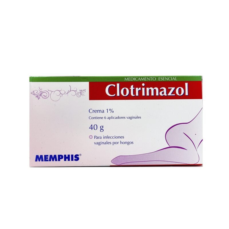 CLOTRIMAZOL CREMA VAGINAL 1% TUBO X 40 GR (MEMPHIS)