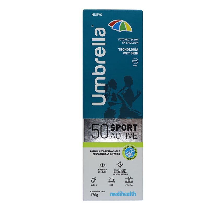 UMBRELLA SPORT ACTIVE SPF 50 TUBO X 170 GR (MEGALABS)