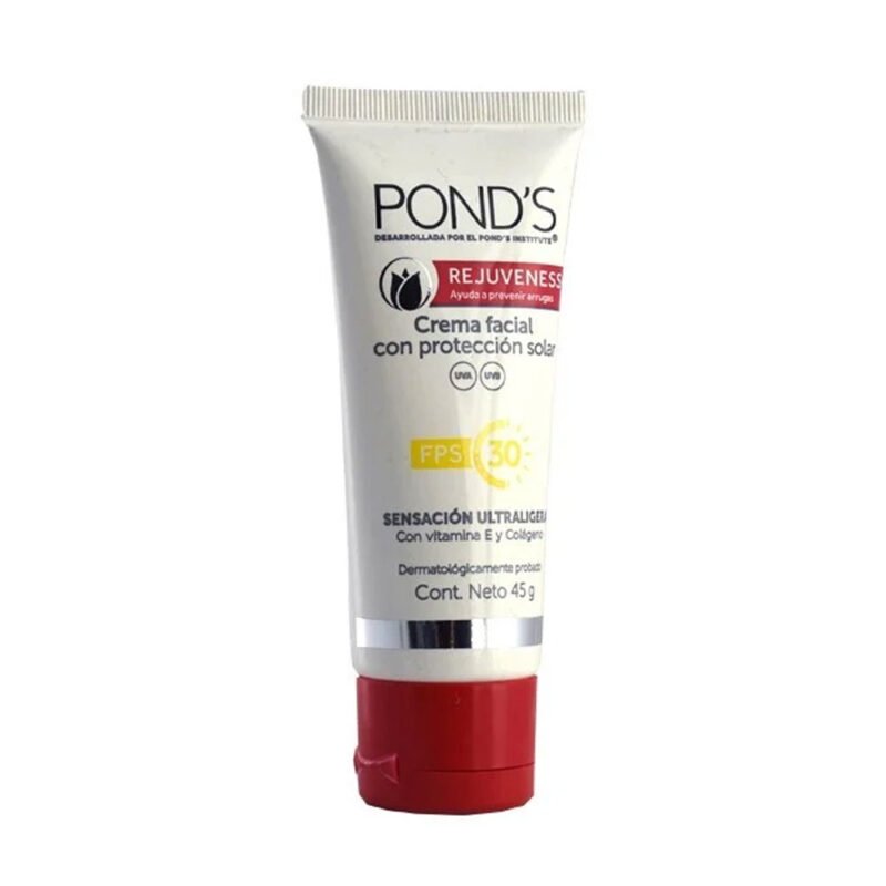 PONDS REJUVENESS FACIAL SOLAR FPS 30 TUBO X 45 GR (UNILEVER)