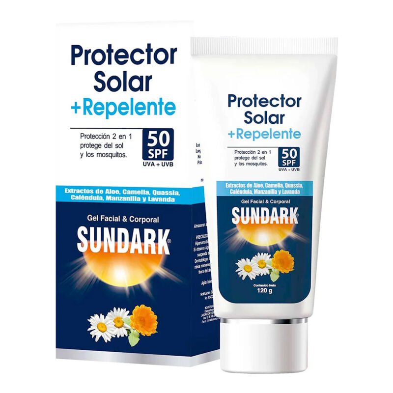 SUNDARK PROTECTOR + REPELENTE SPF50 TUBO X120GR (PRONABELL)