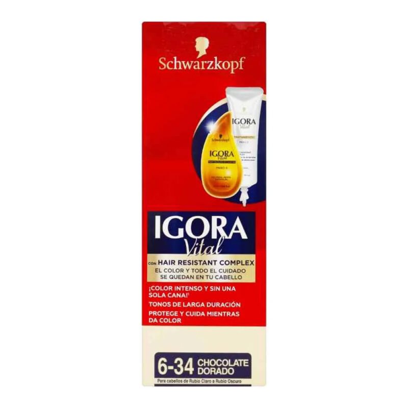 IGORA 6 34 CHOCOLATE DORADO TUBO  (HENKEL)