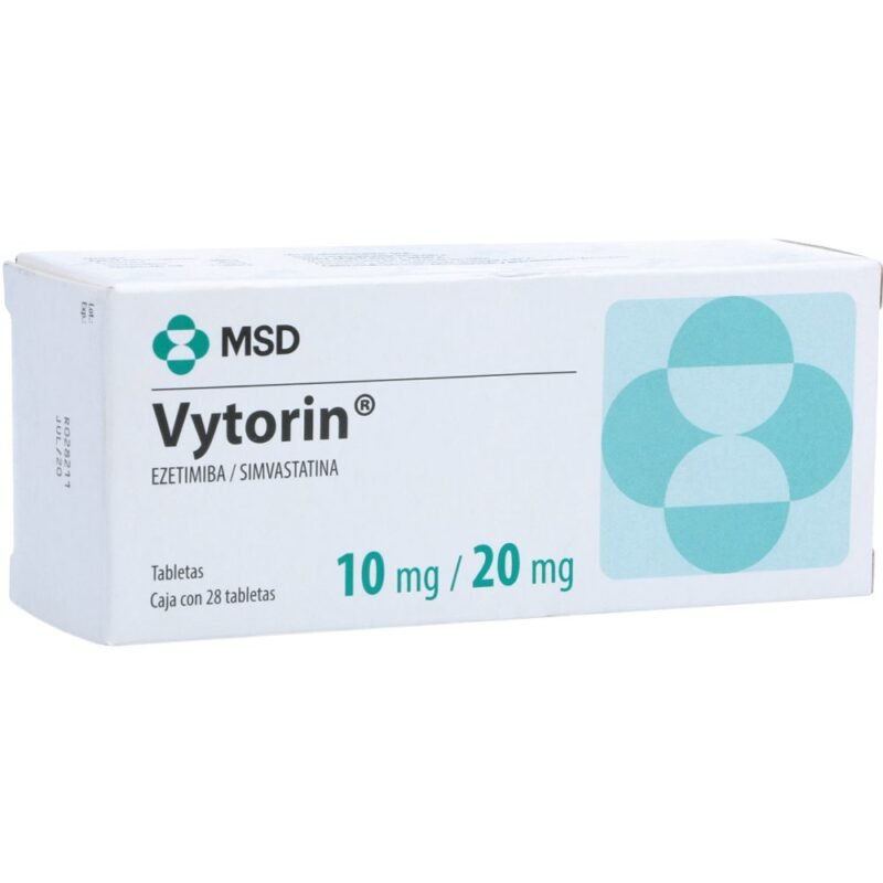 VYTORIN 10/20MG CAJA X 28TABLETAS (MSD)