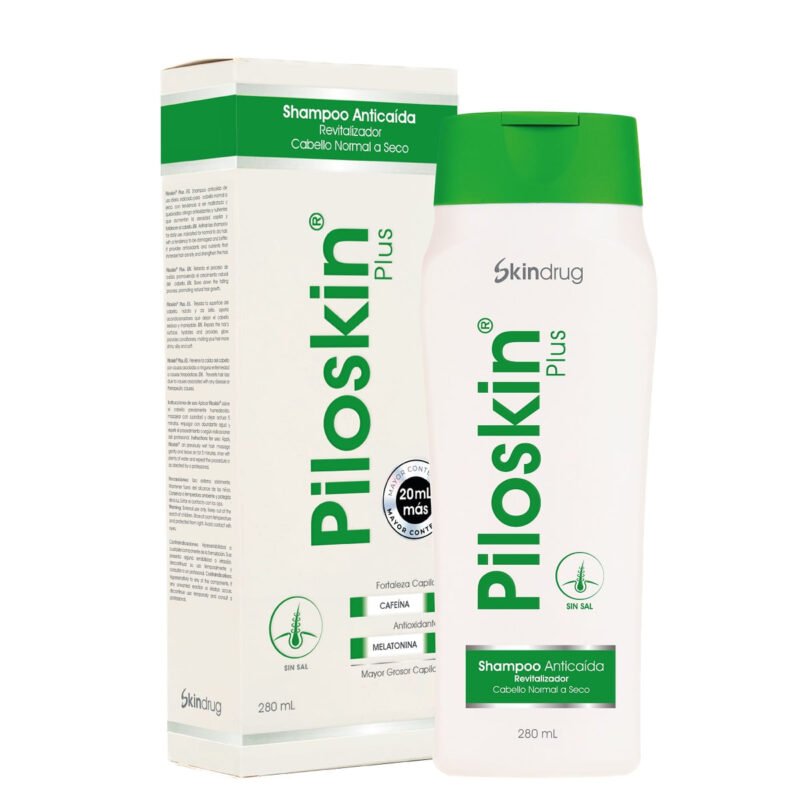PILOSKIN PLUS SHAMPO ANTICAIDA FRASCO X 280 ML (SKINDRUG)