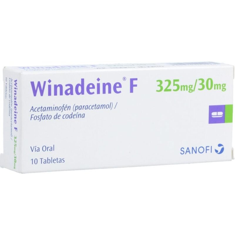WINADEINE F 325/30 MG CAJA X 100 TABLETAS (EUROFARMA)