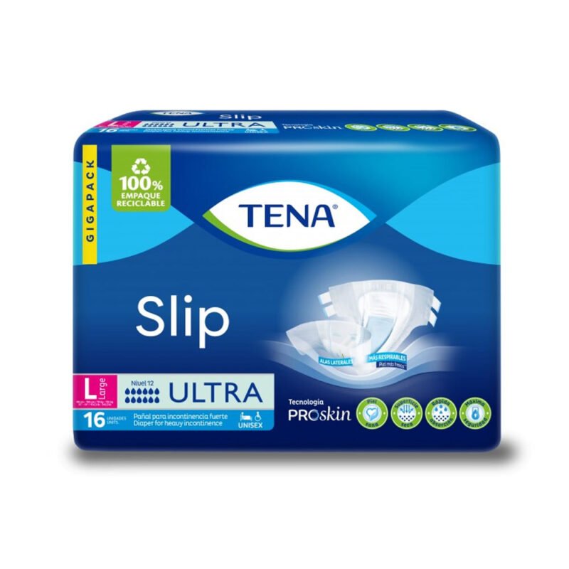 TENA SLIP ULTRA MEDIANO PAQUETE X 16 UNIDADES (FAMILIA)