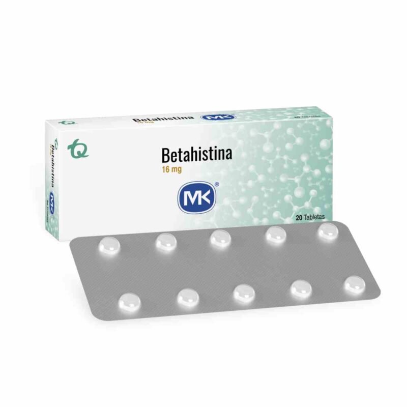 BETAHISTINA 16 MG CAJA X 20 TABLETAS (MK)