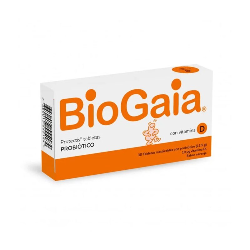 BIOGAIA PROTECTIS CON  VIT D CAJA   X  30 TABLETAS MASTICABLES  ( ABBOTT LAFRANCOL)