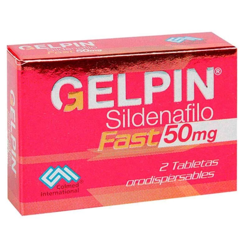 GELPIN FAST 50 MG SILDENAFIL CAJA X  2 CAPSULAS (COLMED)