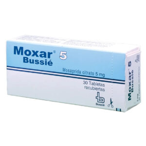 MOXAR 5 MG CAJA  X 30 TABLETAS (BUSSIE)
