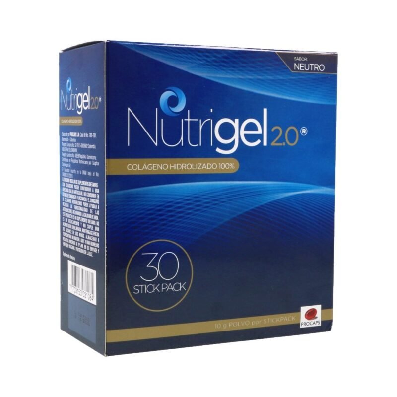 NUTRIGEL 2.0 NEUTRO (PROCAPS) CAJA X 30 SOBRES