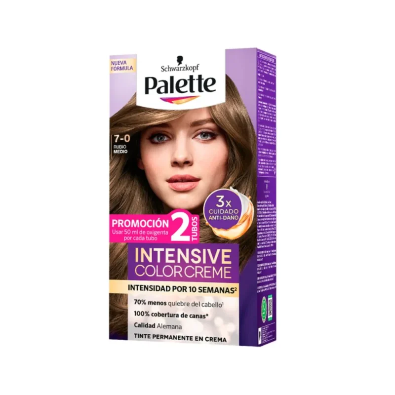 PALETTE COLOR CREME 7 0 RUBIO MEDIO KIT (HENKELL)