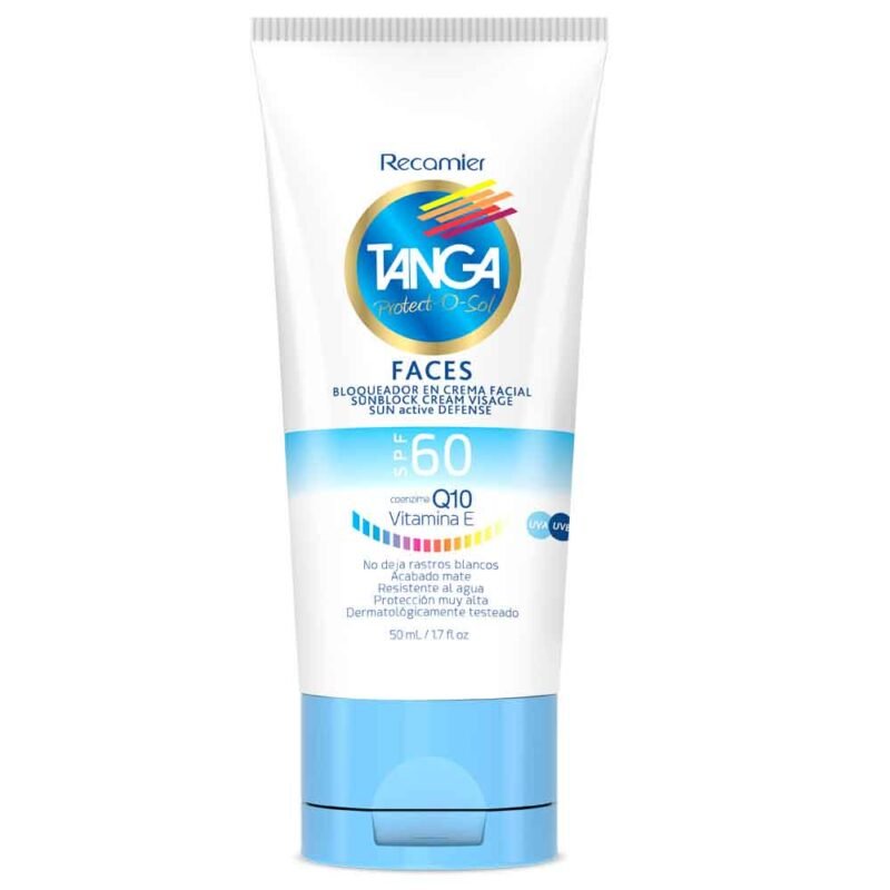TANGA BLOQUEADOR FACES FPS 60 Q10 TUBO X 50 ML (RECAMIER)