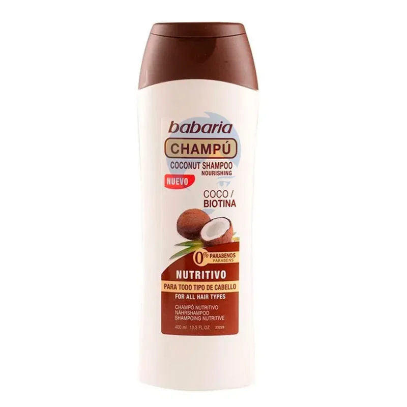 BABARIA  COCO Y BIOTINA CHAMPU FRASCO X 400 ML