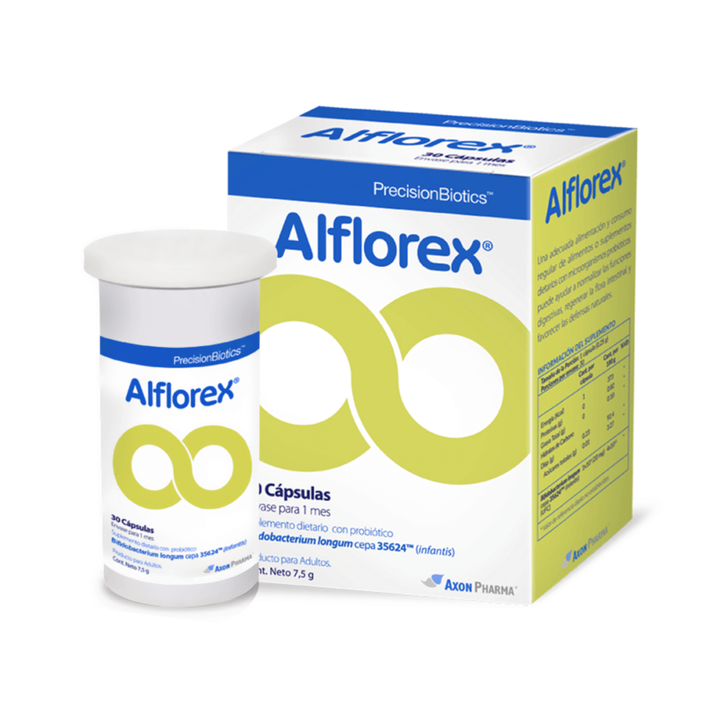 ALFLOREX SUPLEMENTO CAJA X 30 CAPSULAS (AXON)