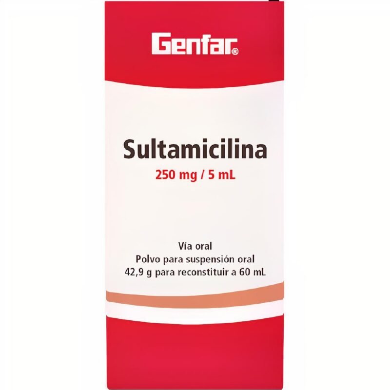 SULTAMICILINA 250 MG SUSP (GENFAR) X 60 ML