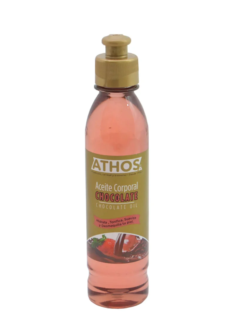ACEITE CORPORAL CON CHOCOLATE FRASCO X 250 ML (ATHOS)