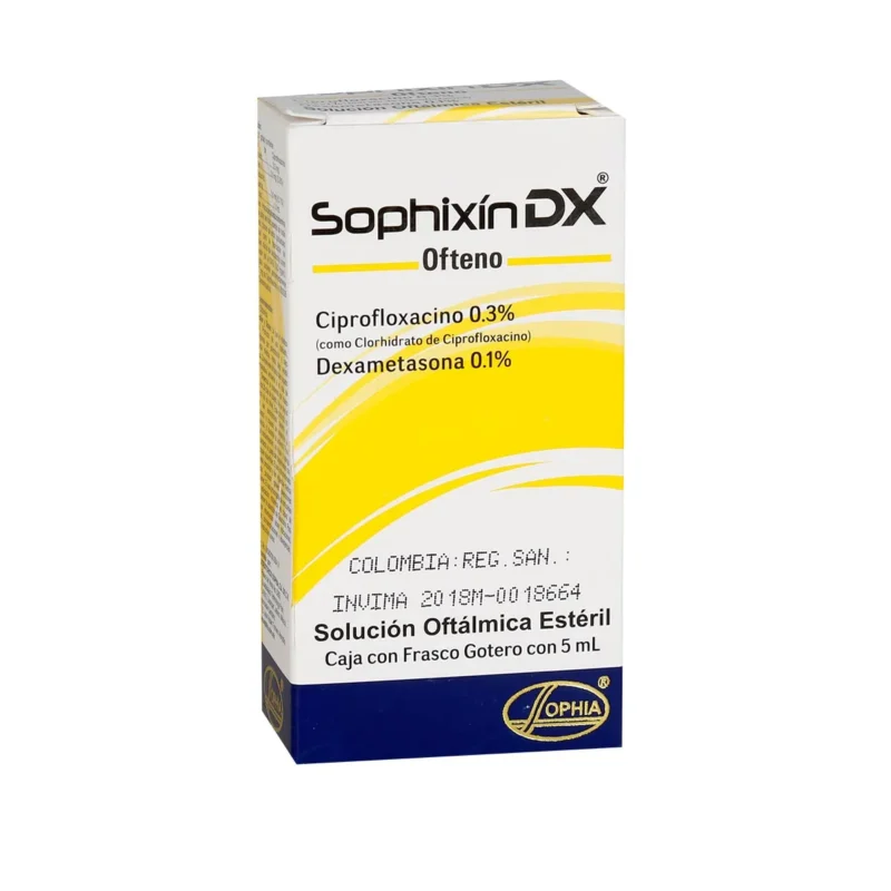 SOPHIXIN DX OFTENO SOLUCION OFTALMICA FRASCO X 5 ML (SOPHIA)
