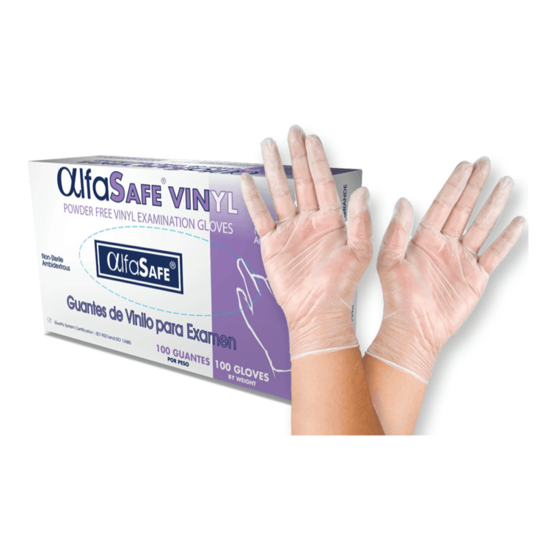 GUANTES VINILO TALLA S PAR (ALFA)