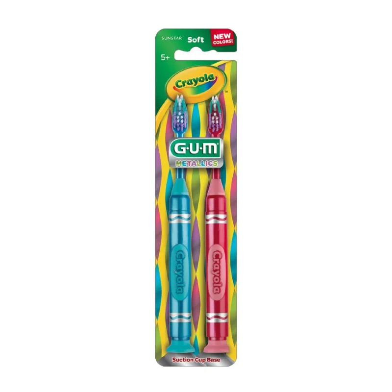 CEPILLO KIDS CRAYOLA GUM X 2 UNIDADES