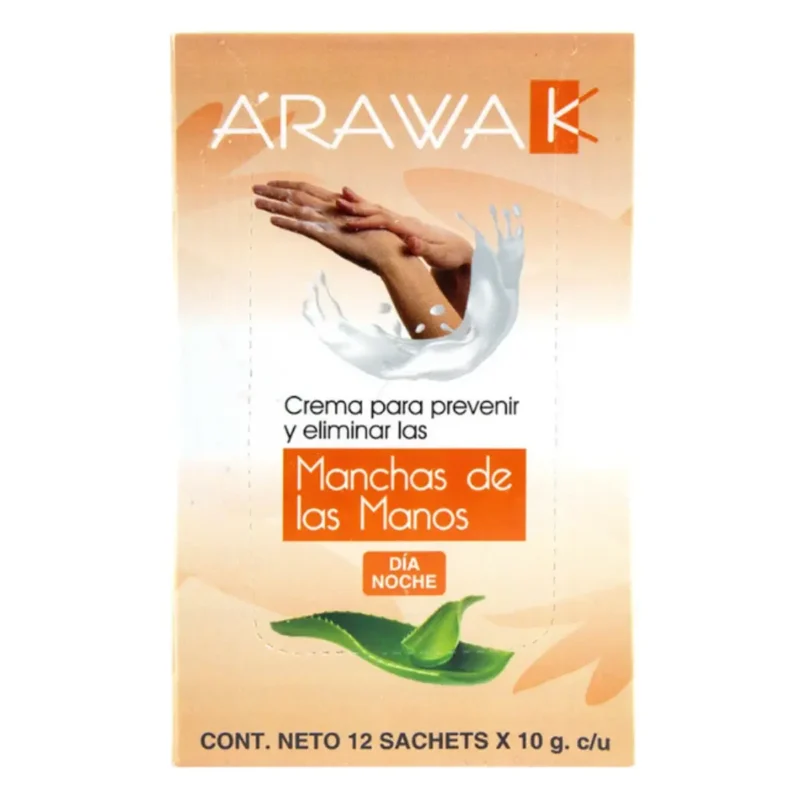 ARAWAK CREMA MANCHAS MANOS CAJA X 12 SOBRES (PRONABELL)