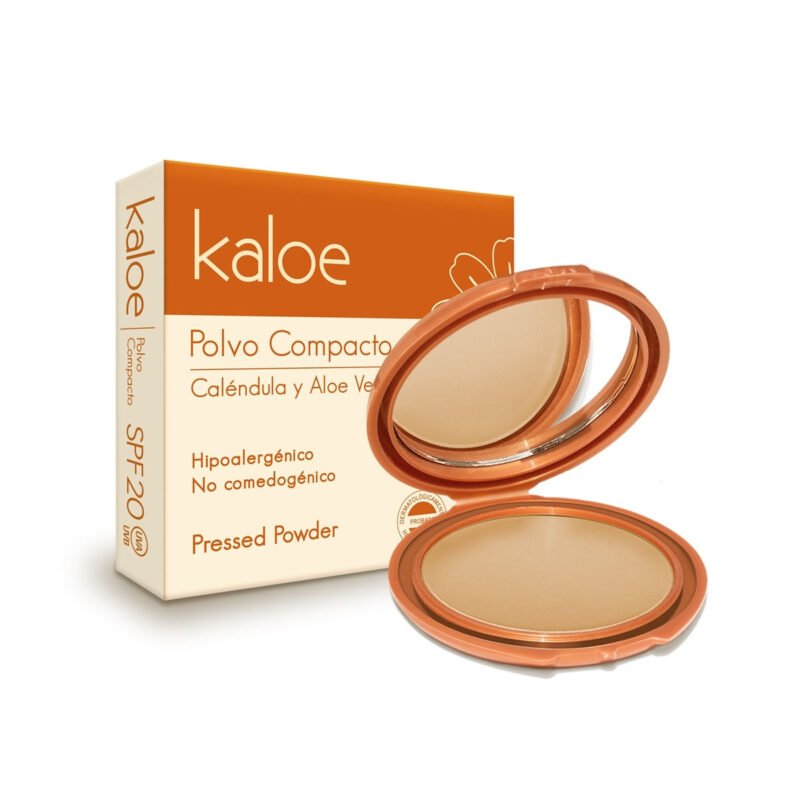 POLVO COMPACTO KALOE  5 SANDALO CAJA X 15 GR