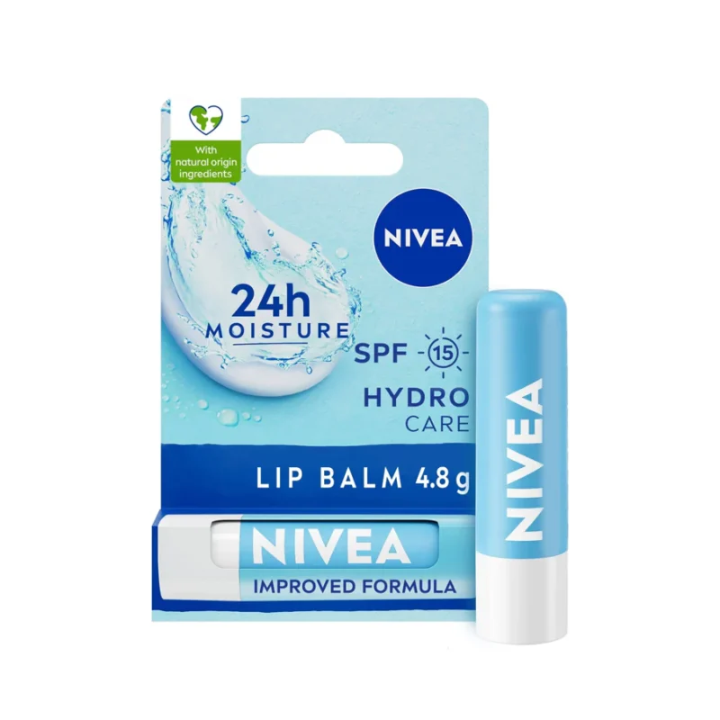 NIVEA LIP CARE HYDRO CARE FPS15 X 4.8 GR BDF