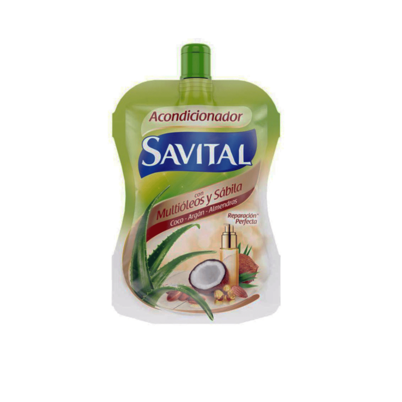 SAVITAL MULTIOLEOS SABILA ACONDICIONADOR DOYPACK X 100 ML (UNILEVER)