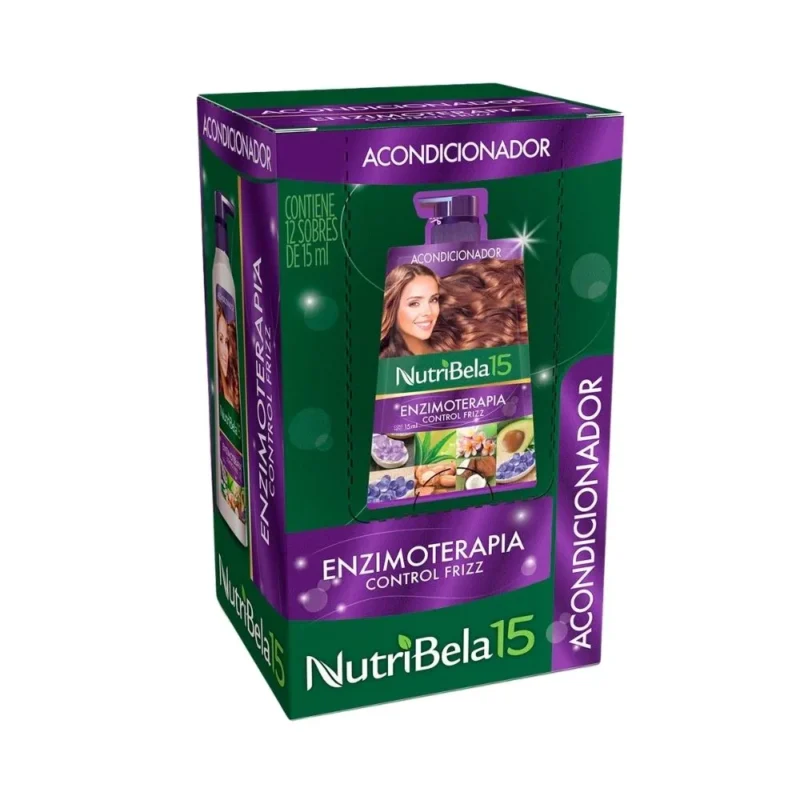 NUTRIBELA 15 TRATAMIENTO  ENZIMOTERAPIA CAJA X 12 SACHETS 24 ML (QUALA)